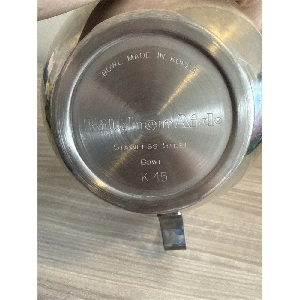KitchenAid Mixer Stainless Steel Twist Lock Bowl 4.5 quart K45 K45SS KSM90 KSM75